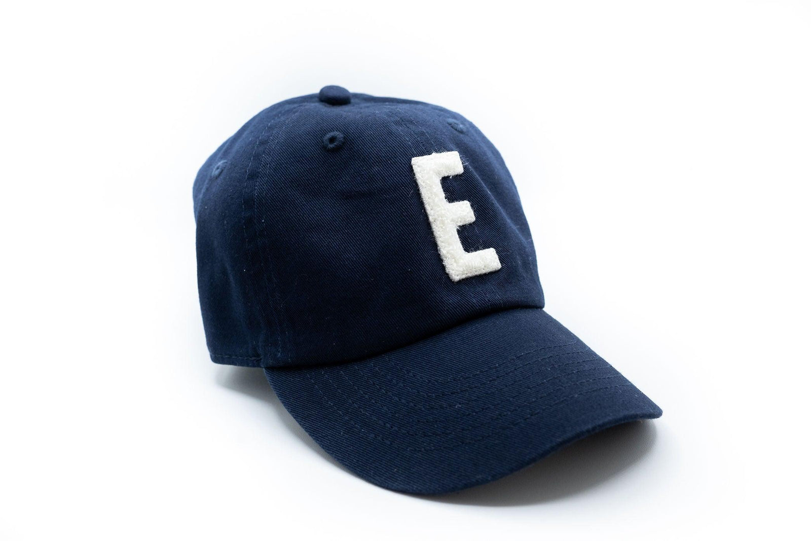 Navy Blue Hat + White Terry Letter Rey to Z