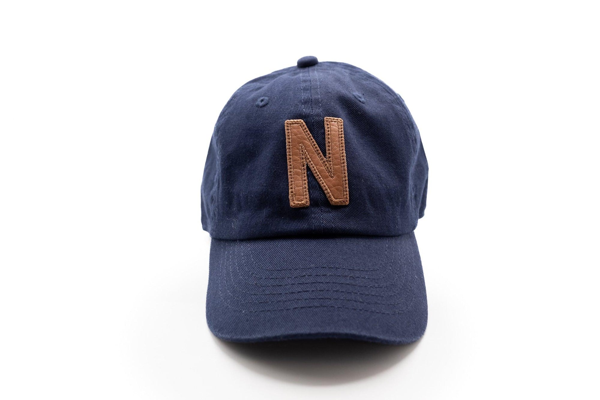 Navy Blue Hat + Textured Letter Rey to Z