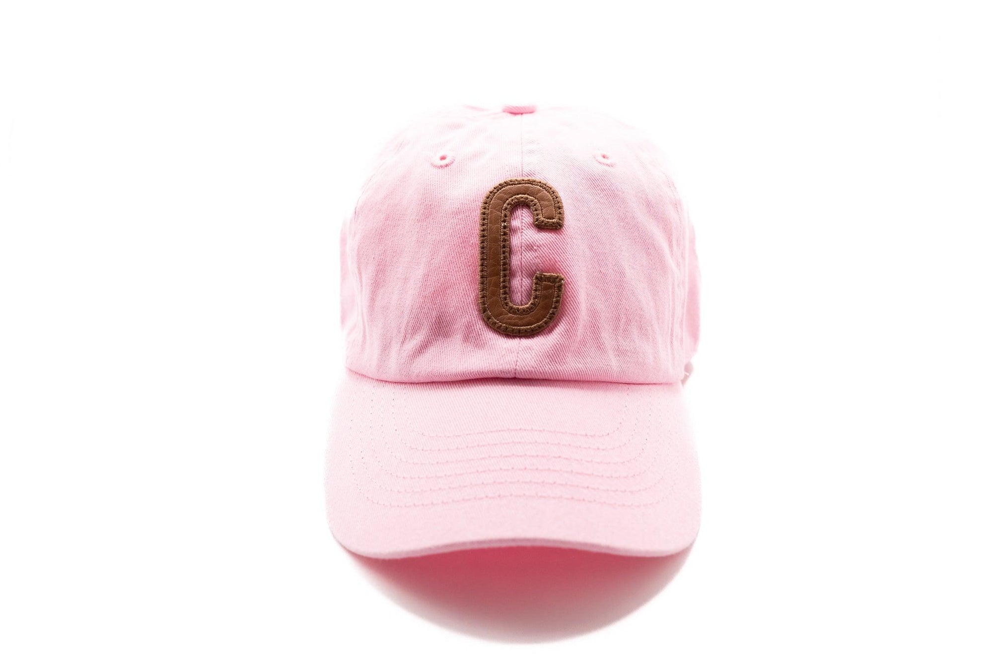 Light Pink Hat + Textured Letter Rey to Z