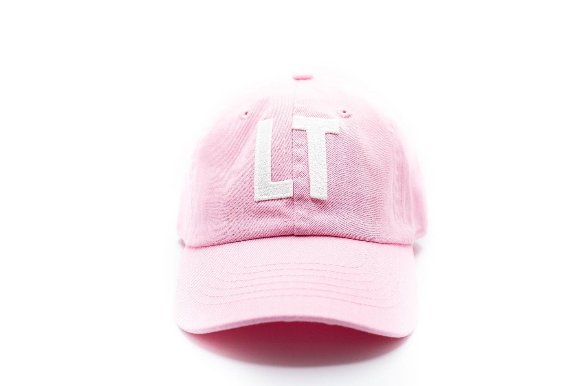 Light Pink Double Letter Hat Rey to Z
