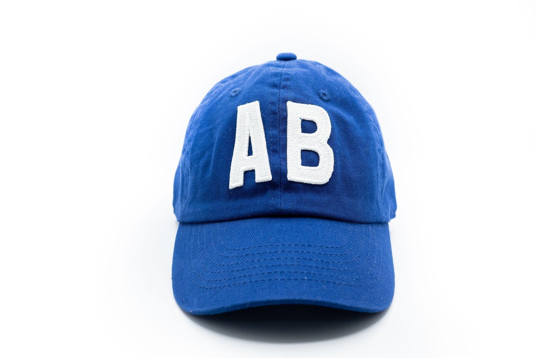 Royal Blue Double Letter Hat Rey to Z