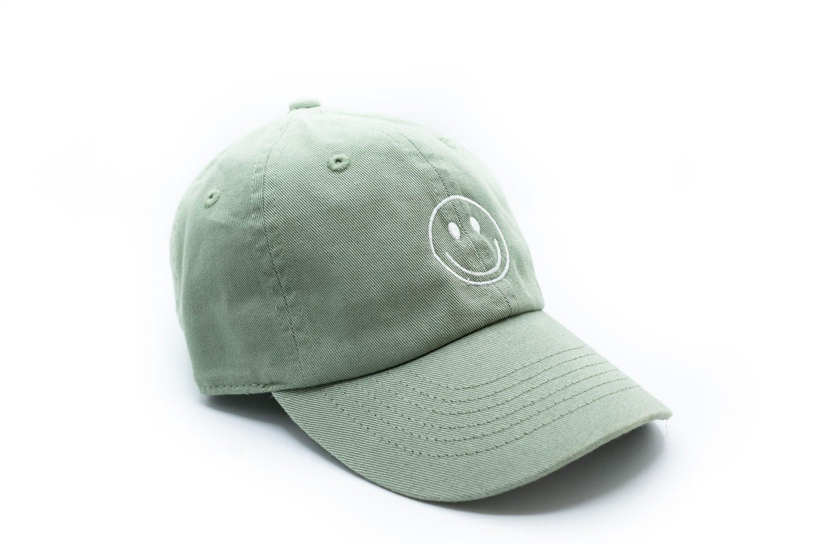 Dusty Sage Smiley Face Hat Rey to Z