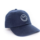 Navy Blue Smiley Face Hat Rey to Z