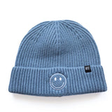 Stormy Blue Smiley Beanie Rey to Z