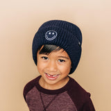 Midnight Smiley Beanie Rey to Z