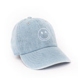 Denim Smiley Face Hat Rey to Z