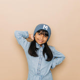 Stormy Blue Beanie Rey to Z